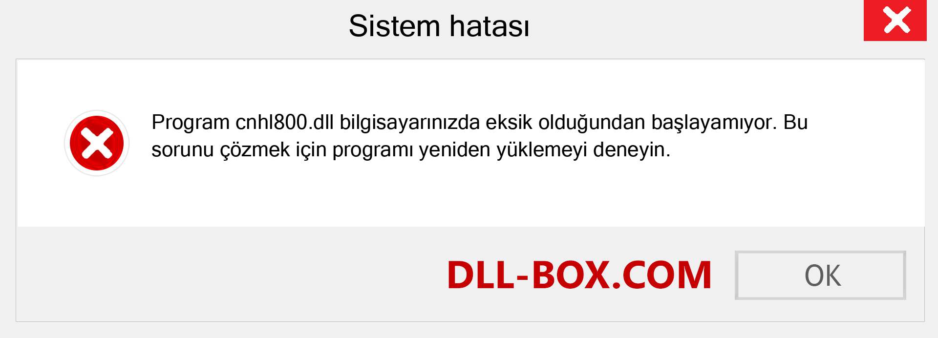 cnhl800.dll dosyası eksik mi? Windows 7, 8, 10 için İndirin - Windows'ta cnhl800 dll Eksik Hatasını Düzeltin, fotoğraflar, resimler